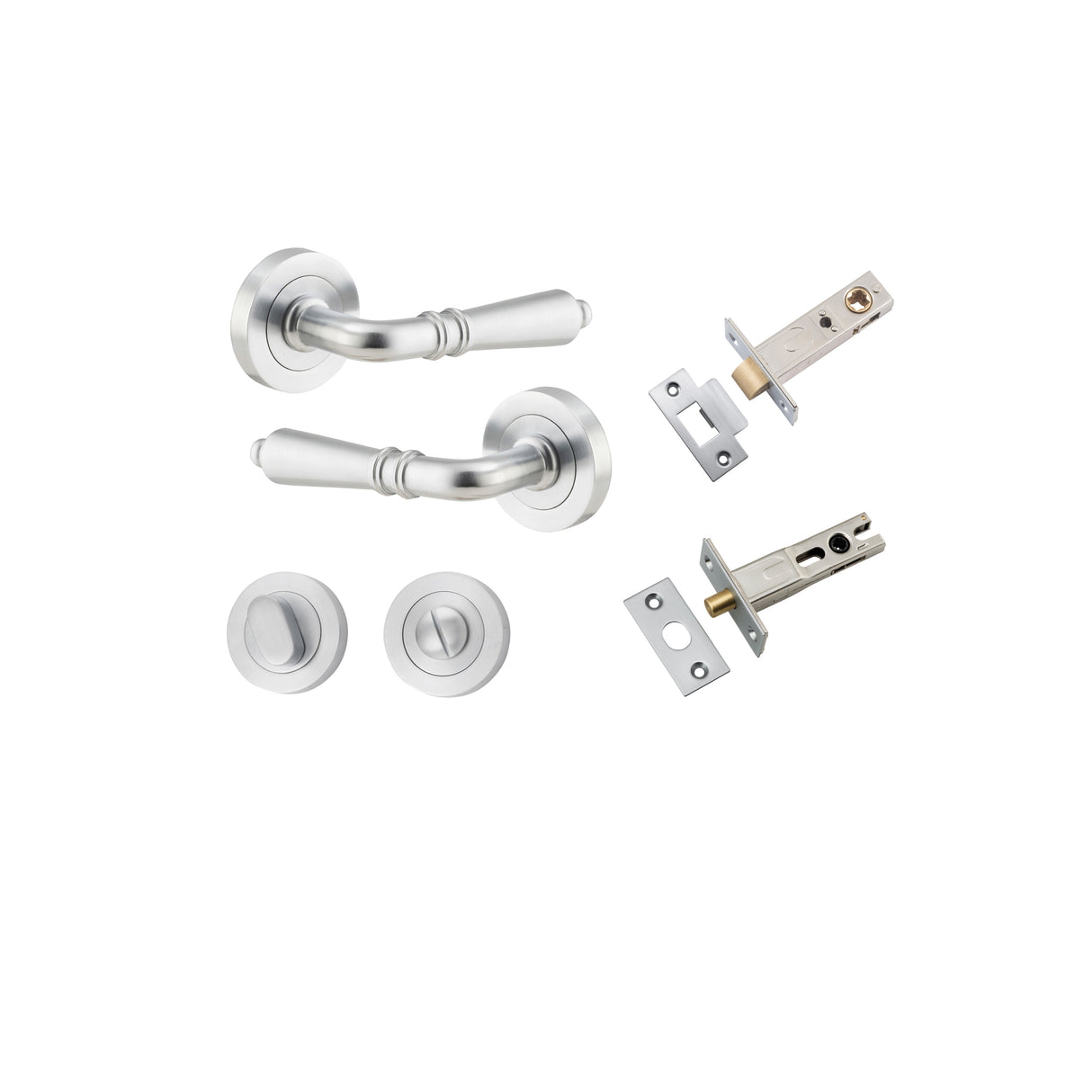 Iver Sarlat Round Rose Lever Set - Complete Kits