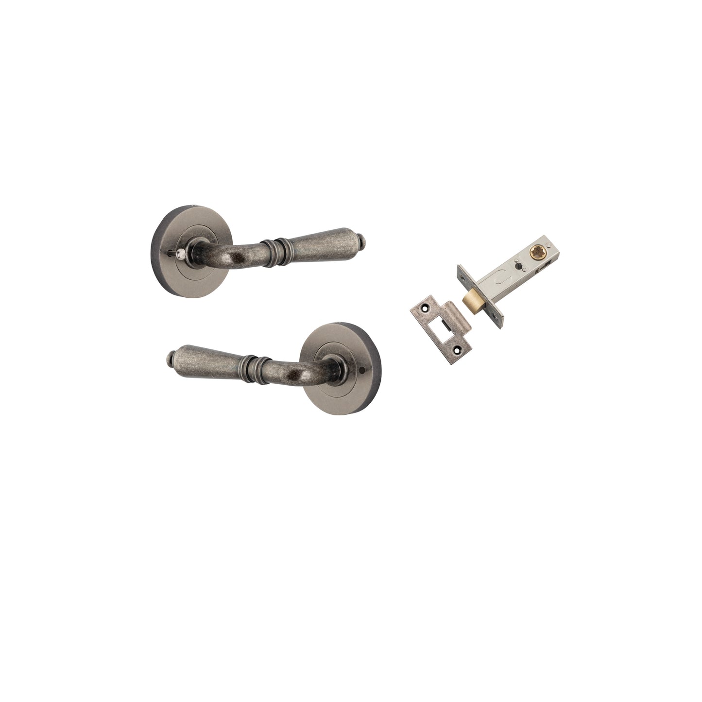 Iver Sarlat Round Rose Lever Set