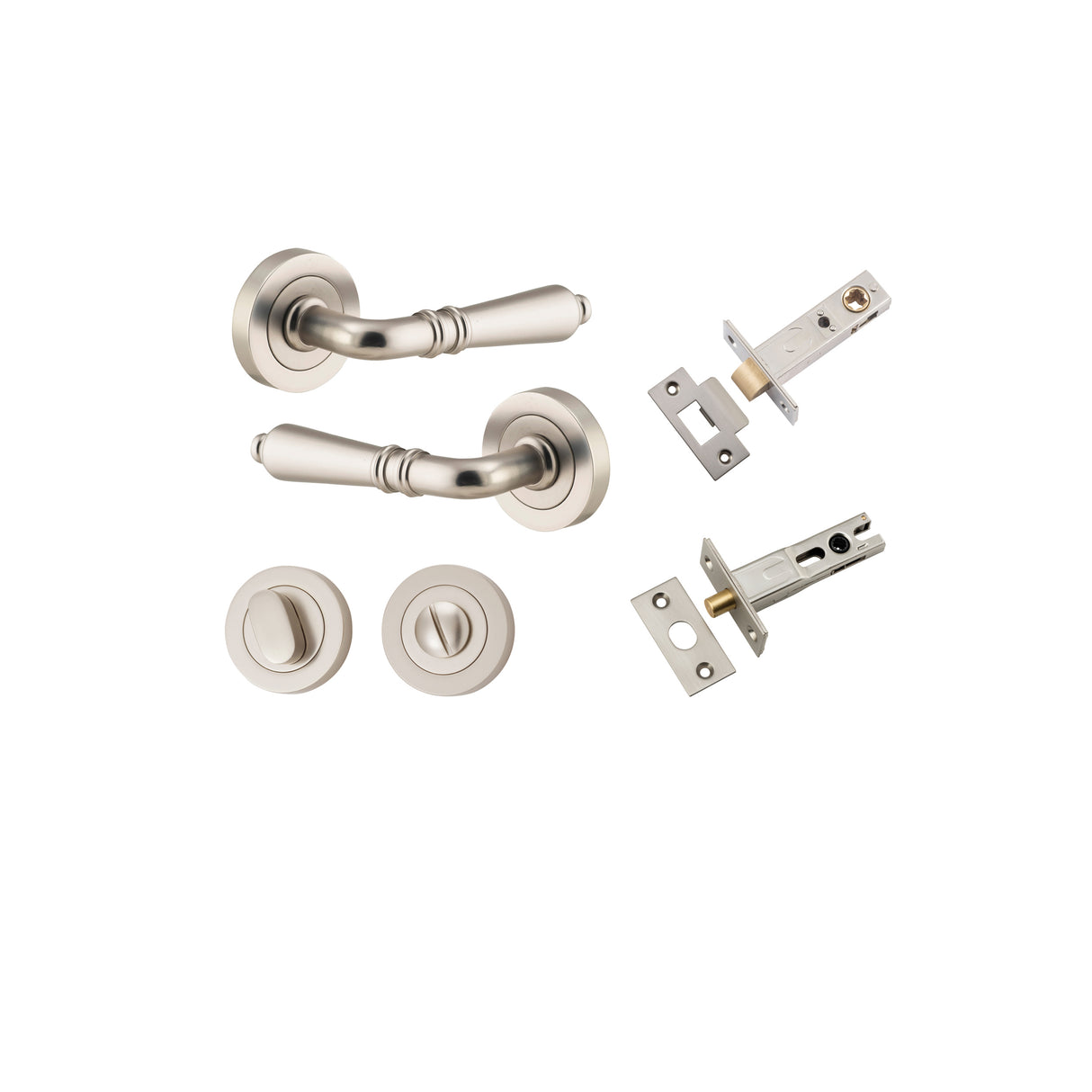 Iver Sarlat Round Rose Lever Set - Complete Kits
