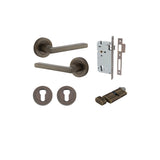 Iver Baltimore Round Rose Lever Set - Complete Kits