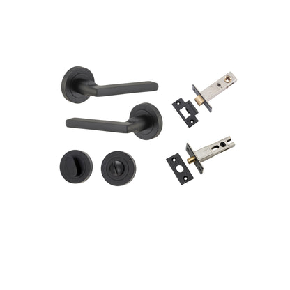 Iver Baltimore Round Rose Lever Set