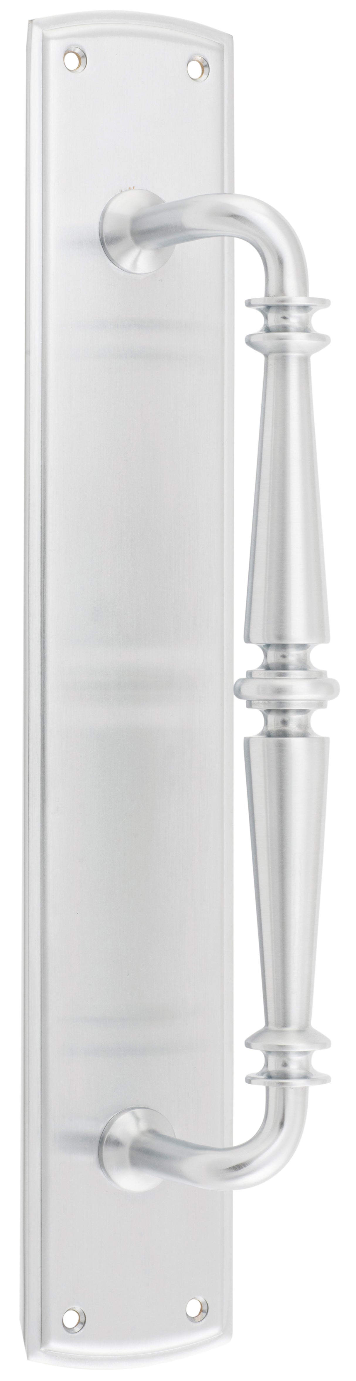 Iver Sarlat Pull Handle on Backplate 257mm Brushed Chrome