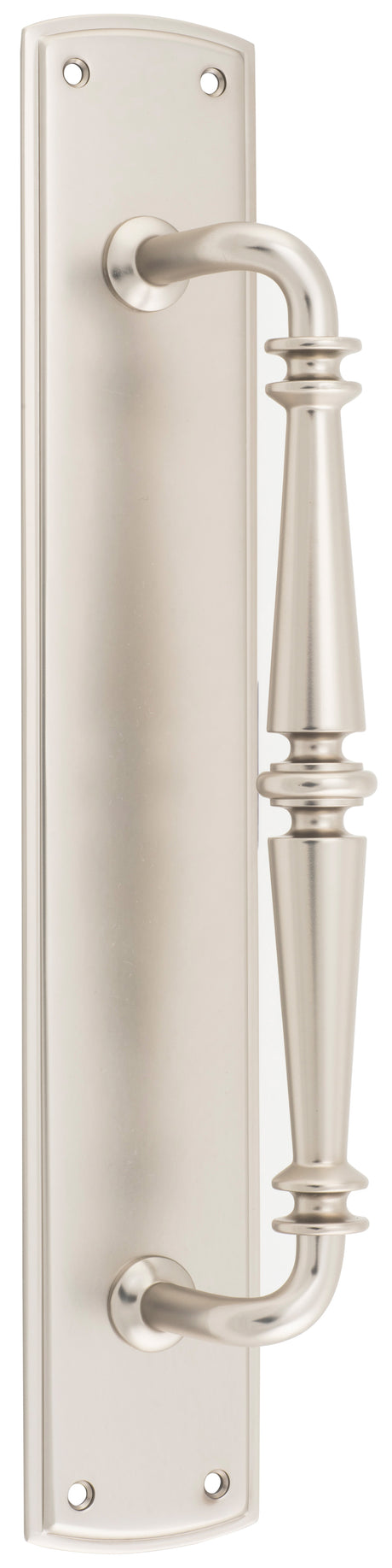 Iver Sarlat Pull Handle on Backplate 257mm Polished Nickel