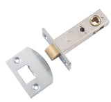 Tradco Split Cam Tubular Latch, Satin Chrome, 60mm