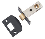 Tradco Split Cam Tubular Latch, Matt Black, 45mm