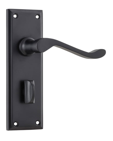 Tradco Camden Privacy Lever, Matt Black