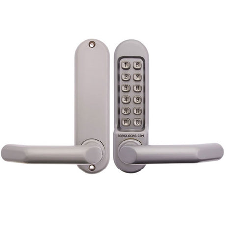 Borg BL5001 Mechanical Digital Door Lock, Satin Chrome