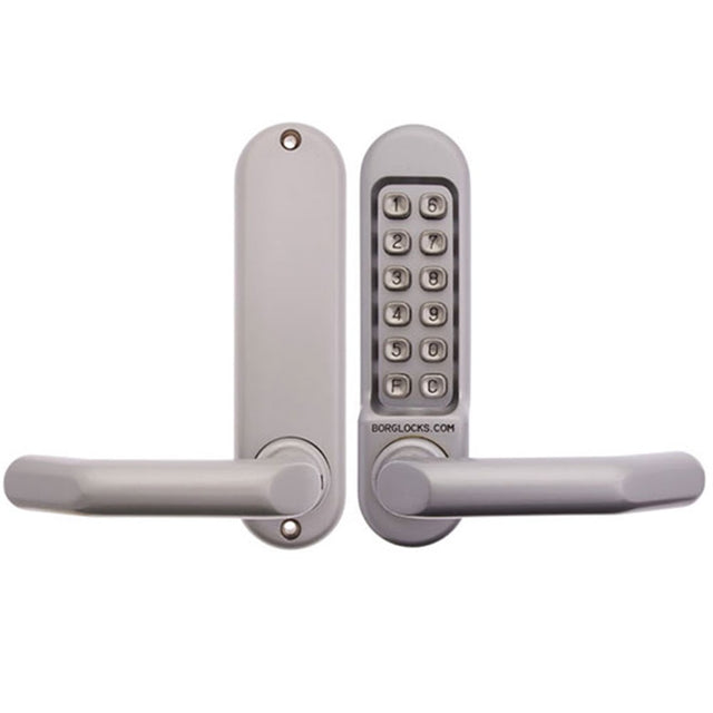 Borg BL5001 Mechanical Digital Door Lock, Satin Chrome