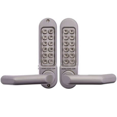 Borg BL5051SC Mechanical Digital Door Lock Back to Back Keypads