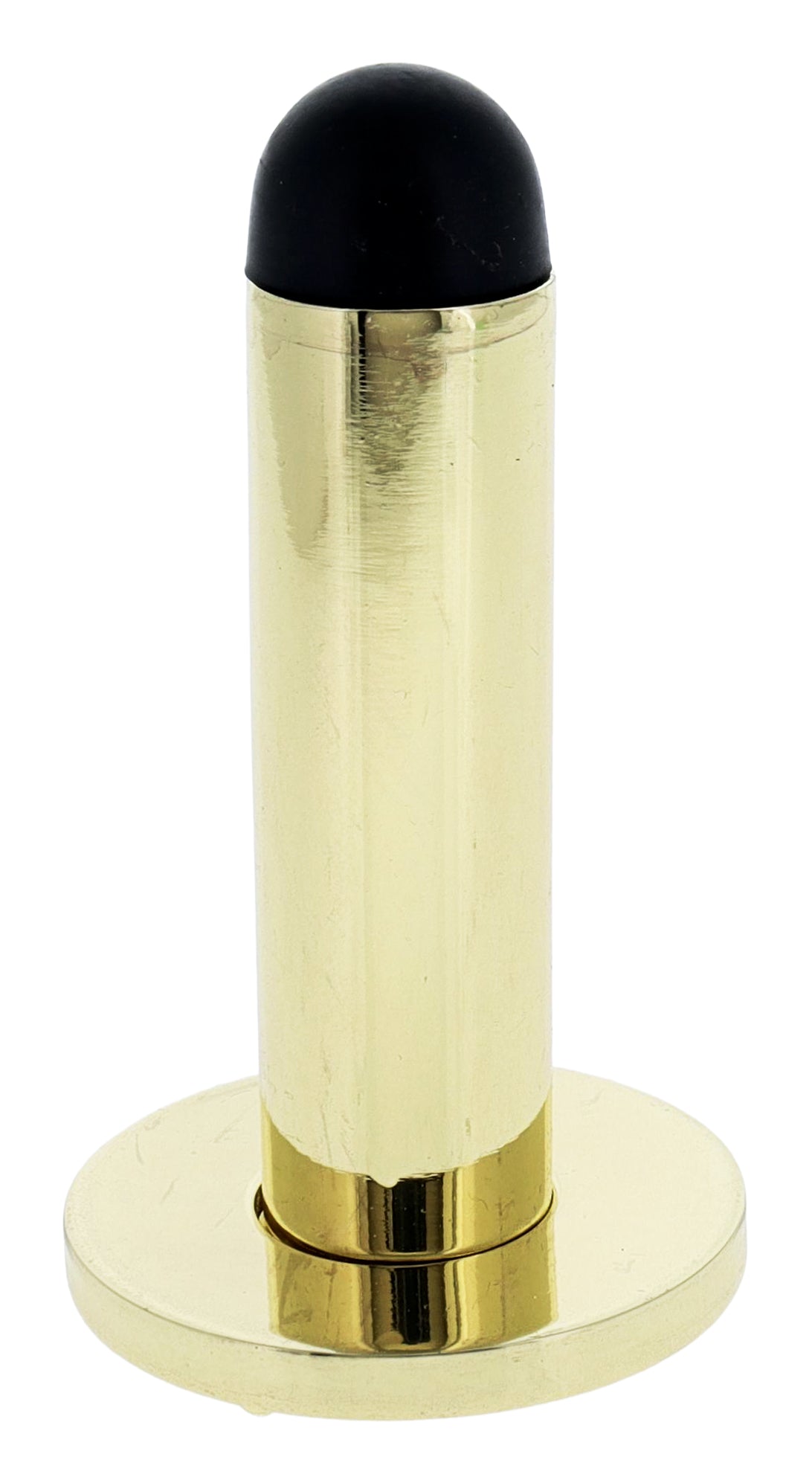 Carbine Nidus 80mm Post Wall Mount Door Stop - Polished Brass