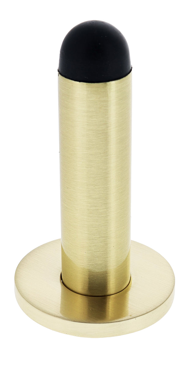 Carbine Nidus 80mm Post Wall Mount Door Stop - Satin Brass