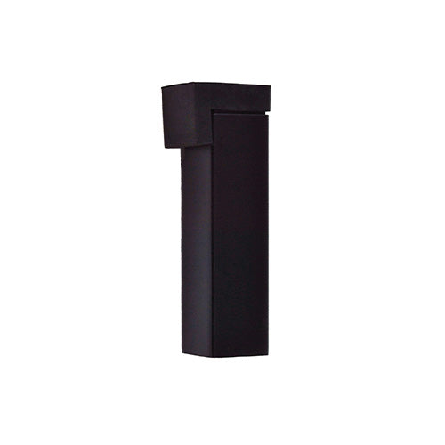 Carbine Nidus Square Type 5 Wall Mount Door Stop - Matte Black