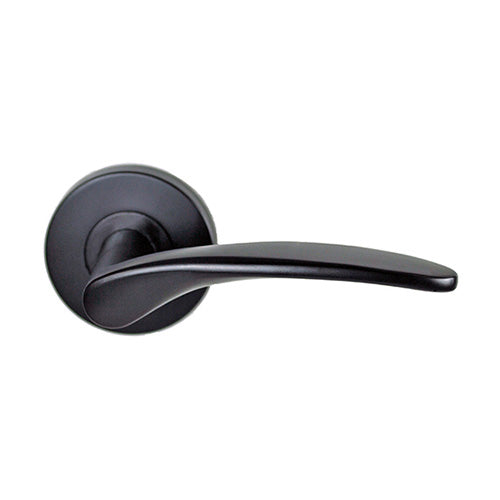 Nidus Mediterranean Altro Round Rose Lever Set - Passage - Matte Black