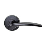 Nidus Mediterranean Altro Round Rose Lever Set - Passage - Matte Black