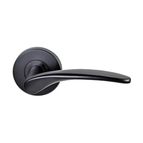 Nidus Mediterranean Altro Round Rose Lever Set - Passage - Matte Black