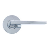 Nidus Mediterranean Marino Round Rose Lever Set - Privacy - Chrome Plate