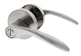 Nidus Collins Lever Set - Privacy - Brushed Nickel