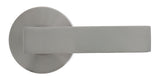 Nidus Lonsdale Round Rose Lever Set - Dummy - Brushed Nickel