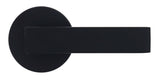 Nidus Lonsdale Round Rose Lever Set - Dummy - Matte Black