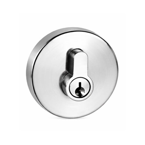 Nidus Lonsdale Round Eurobolt Deadbolt - Single Cylinder - Chrome Plate