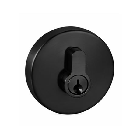 Nidus Lonsdale Round Eurobolt Deadbolt - Single Cylinder - Matte Black