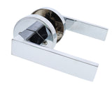 Nidus Lonsdale Round Rose Lever Set - Passage - Chrome Plate