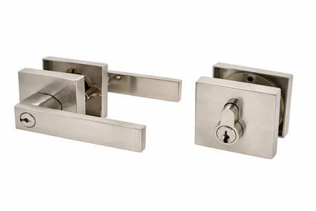 Nidus Lonsdale Square Rose Combination Set - Brushed Nickel