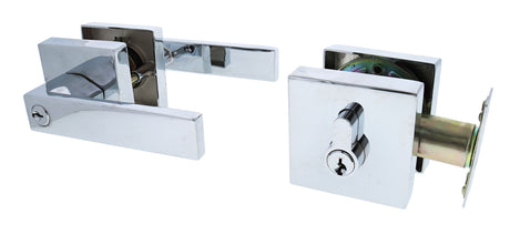 Nidus Lonsdale Square Rose Combination Set - Chrome Plate