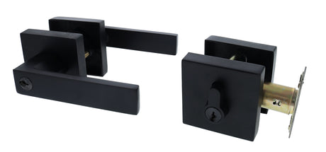 Nidus Lonsdale Square Rose Combination Set - Matte Black