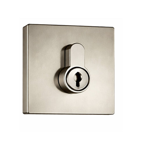 Nidus Lonsdale Square Eurobolt Deadbolt - Single Cylinder - Brushed Nickel