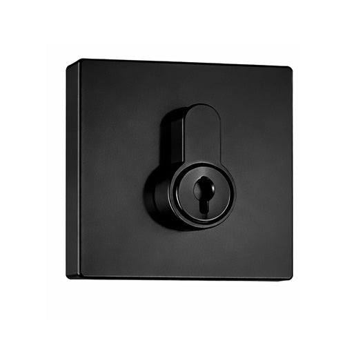 Nidus Lonsdale Square Eurobolt Deadbolt - Double Cylinder - Matte Black