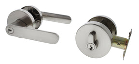 Nidus Spring Round Rose Combination Set - Brushed Nickel