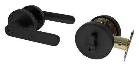 Nidus Spring Round Rose Combination Set - Matte Black