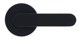 Nidus Spring Round Rose Lever Set - Dummy - Matte Black