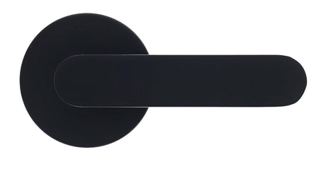 Nidus Spring Round Rose Lever Set - Dummy - Matte Black
