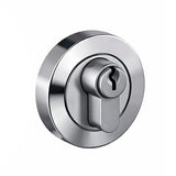 Nidus Eurobolt Round Rose Deadbolt - Single Cylinder - Chrome Plate