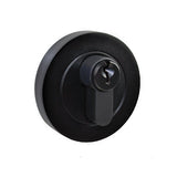 Nidus Eurobolt Round Rose Deadbolt - Single Cylinder - Matte Black