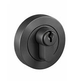 Nidus Eurobolt Round Rose Deadbolt - Single Cylinder - Graphite Grey
