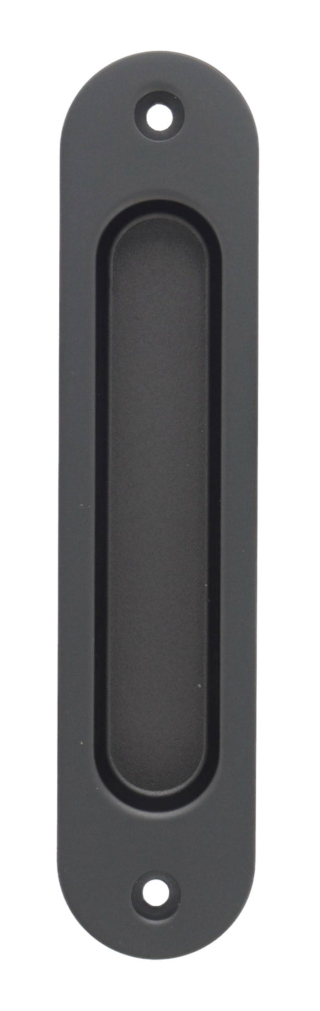 Nidus Contemporary Radius Corner Flush Pull - Graphite Grey