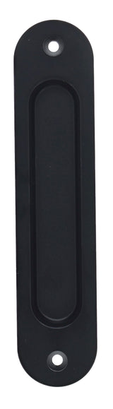 Nidus Contemporary Radius Corner Flush Pull - Matte Black