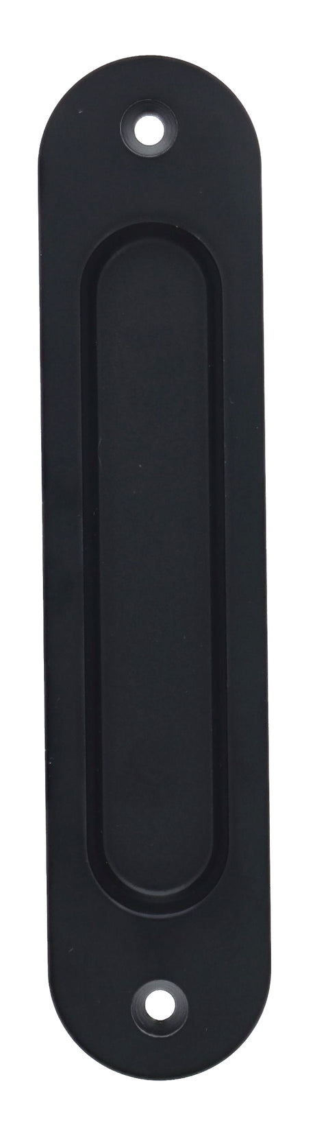 Nidus Contemporary Radius Corner Flush Pull - Matte Black