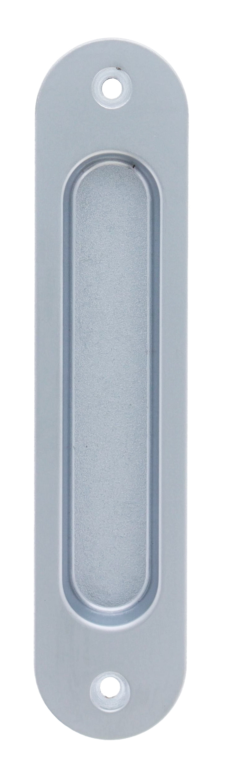 Nidus Contemporary Radius Corner Flush Pull - Satin Chrome