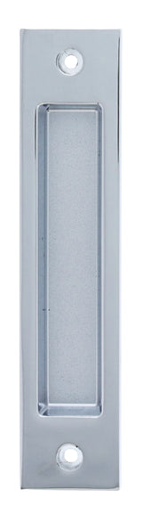 Nidus Contemporary Rectangular Flush Pull - Chrome Plate