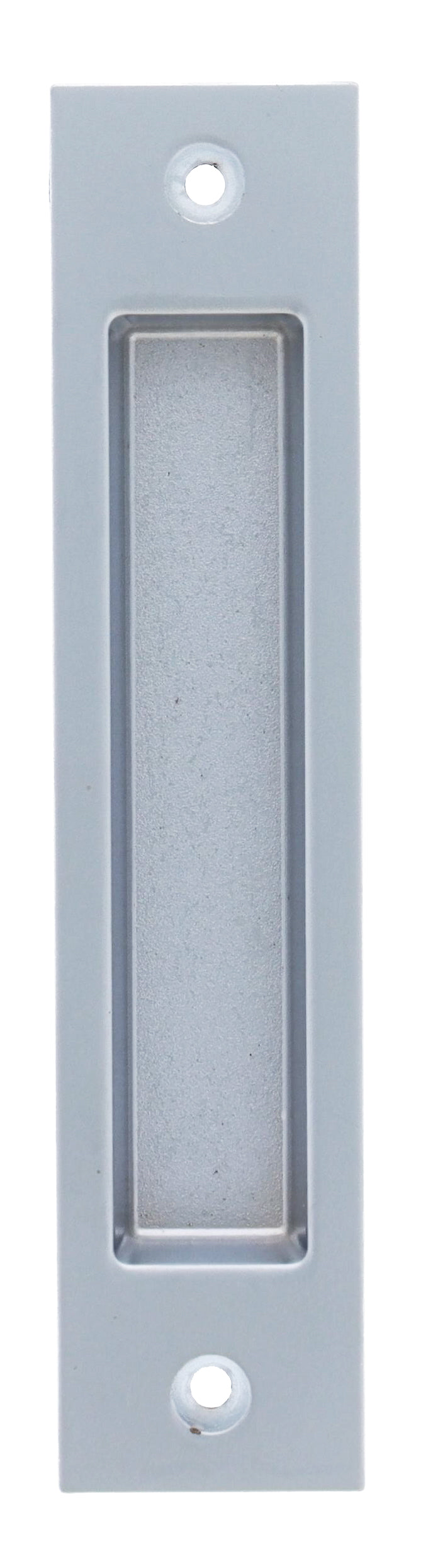 Nidus Contemporary Rectangular Flush Pull - Satin Chrome