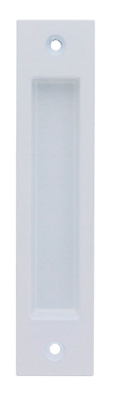Nidus Contemporary Rectangular Flush Pull - White