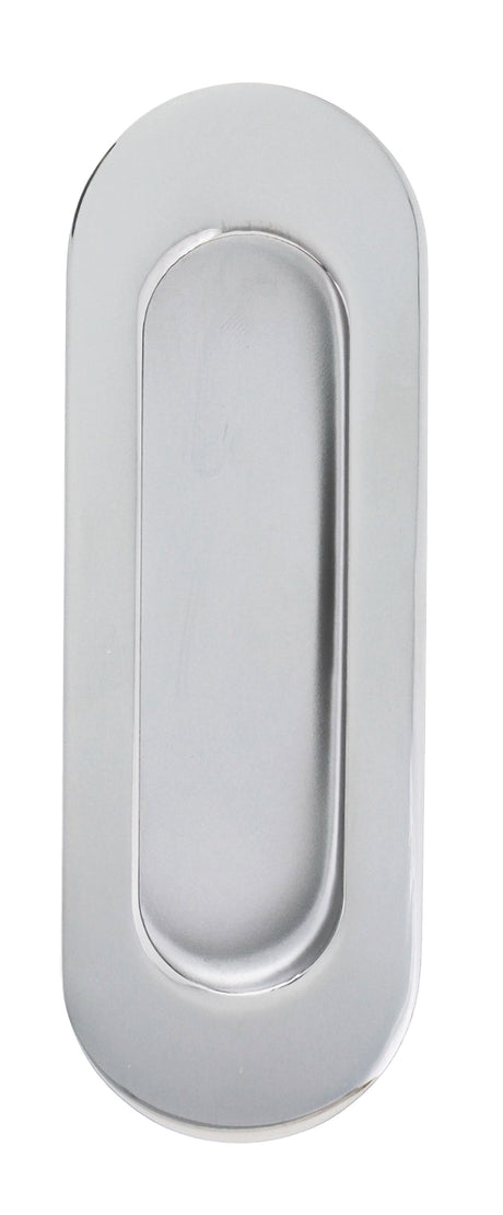 Nidus Round Flush Pull - Polished Stainless