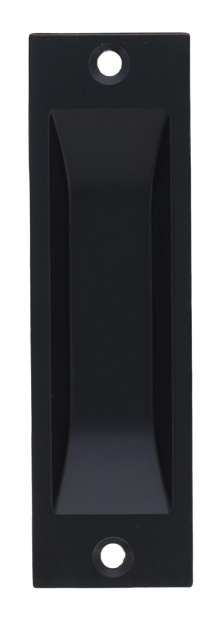 Nidus Rectangular Flush Pull - Matte Black