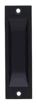 Nidus Rectangular Flush Pull - Matte Black