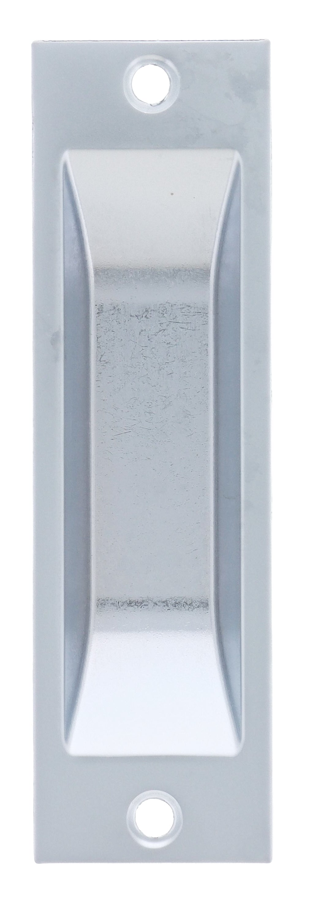 Nidus Rectangular Flush Pull - Satin Chrome