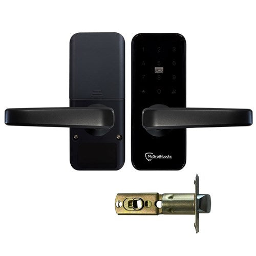 McGrath Albion digital door lock with lever handles and electronic keypad, suitable for home and office use.